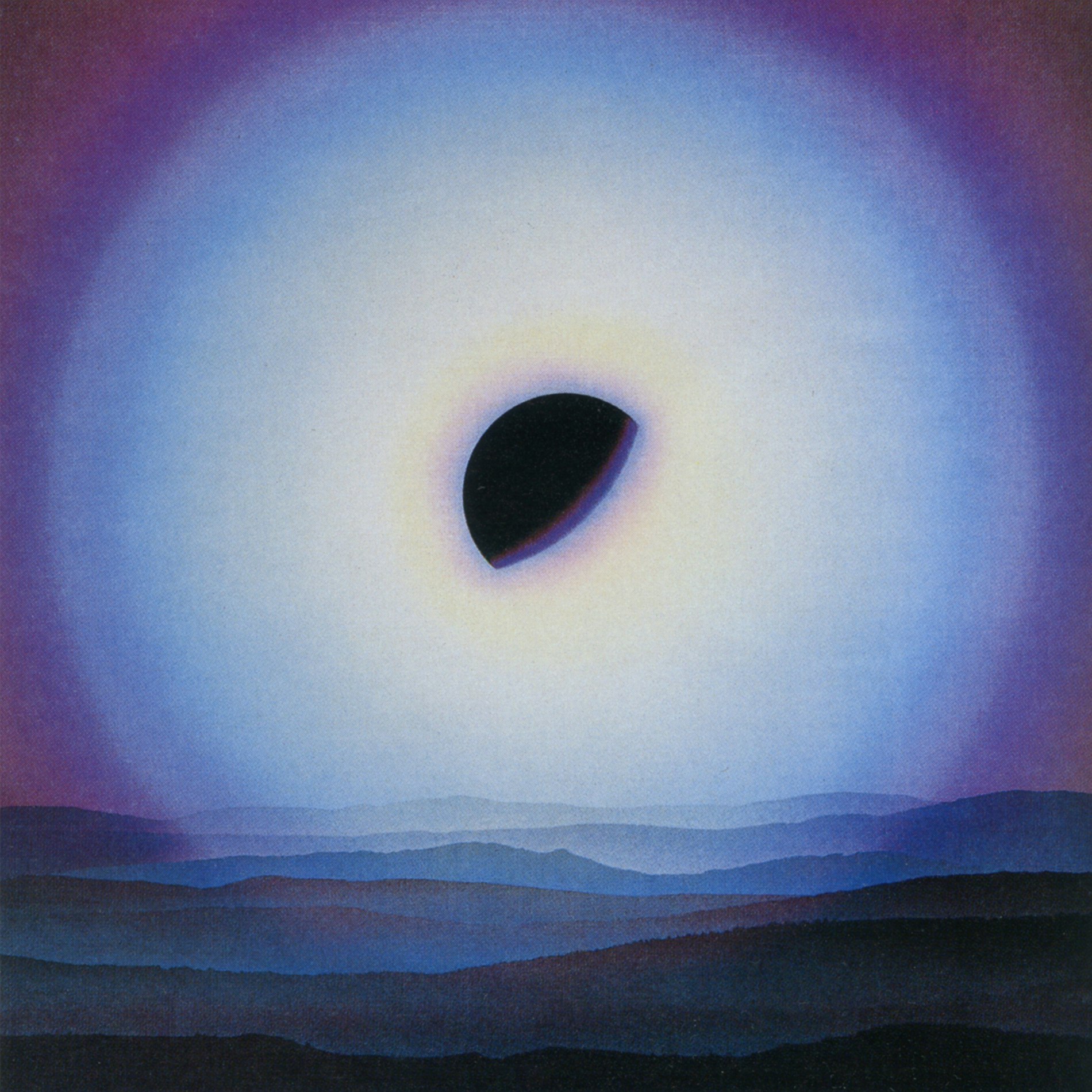 <i>Somewhere Between: Mutant Pop, Electronic Minimalism & Shadow Sounds of Japan 1980-1988</i>, released by Light in the Attic. Painting by Koichi Sato.